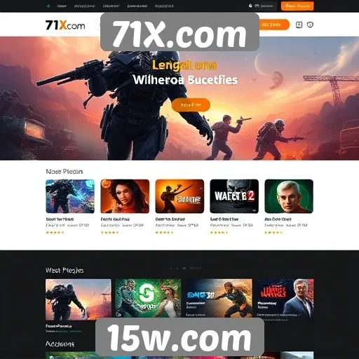 Experiência de usuário no site 71X.com